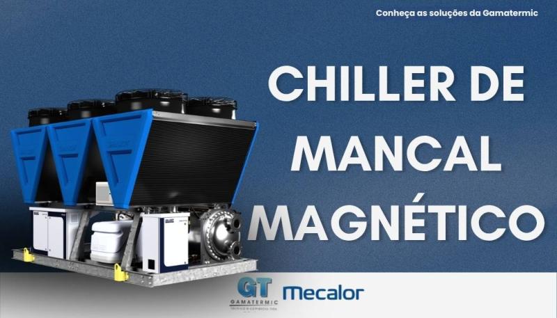 Chillers de mancal magnético: eficiência energética e confiabilidade sem óleo