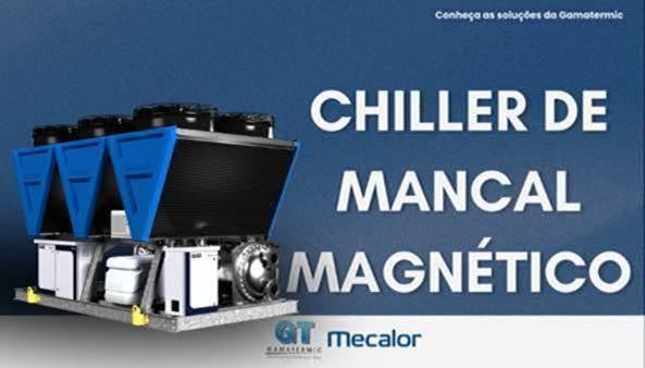 Chillers de mancal magnético: eficiência energética e confiabilidade sem óleo